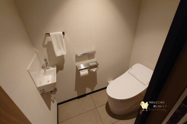 ソラリア西鉄ホテル札幌のデラックストリプルのトイレ