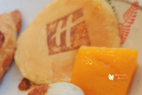 ANAホリデイイン宮崎の朝食のパンケーキ