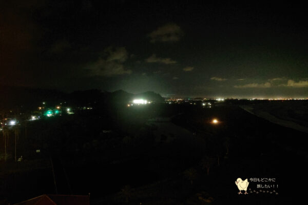 ANAIHGホリデイイン宮崎のプレミアムコンフォートツインの部屋から眺望