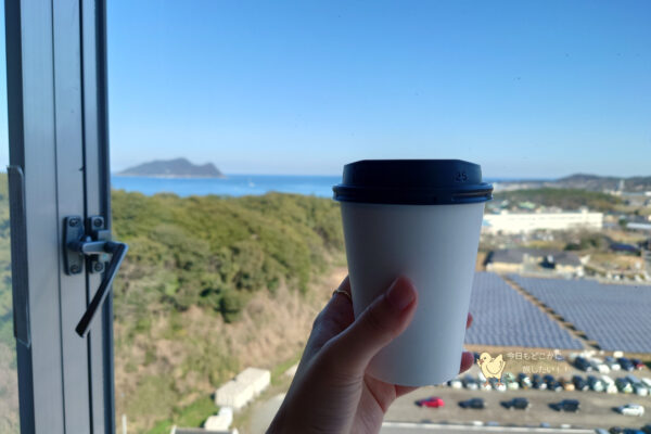 ロイヤルホテル宗像の朝食のテイクアウトコーヒー