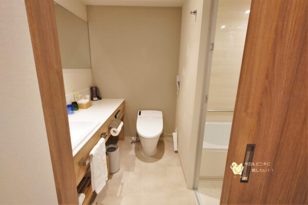 「ホテルJALシティ名古屋 錦」のシンプルクイーンの洗面所・トイレ・お風呂