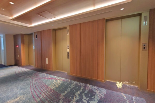 「ホテルJALシティ名古屋 錦」のエレベーター