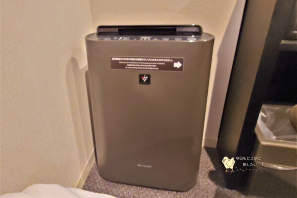 三交インGrande名古屋 ホテル＆スパの Grandeスタンダードルームの加湿空気清浄機