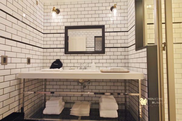 五島リゾートホテル マルゲリータ奈良尾のエグゼクティブテラスの洗面所
