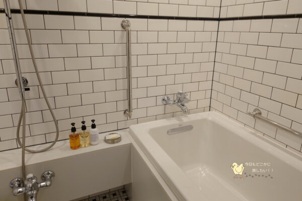五島リゾートホテル マルゲリータ奈良尾のエグゼクティブテラスのお風呂の手すり