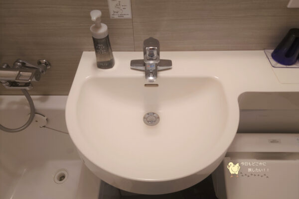 GOTO TSUBAKI HOTELのコンフォートダブルの洗面所