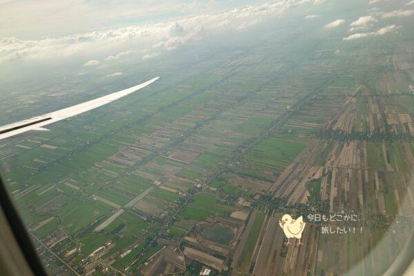 ピカチュウジェットNH初便から見えたタイの大地