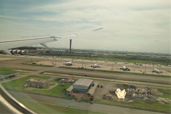 ピカチュウジェットNH初便から見えたスワナプーム空港