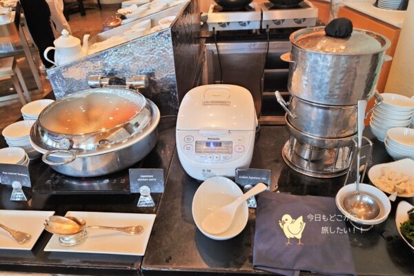 シェラトングランデ スクンビット バンコクの朝食の日本料理