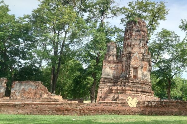 ワット・プラ・マハタート（Wat Phra Maharhat）から見えたワット・ノック