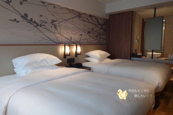 コートヤード バイ マリオット 名古屋のプレミアツインのメインルーム