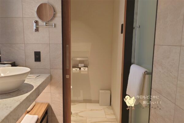 コートヤード バイ マリオット 名古屋のプレミアツインのトイレ