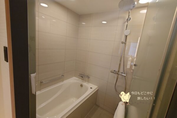 コートヤード バイ マリオット 名古屋のプレミアツインのお風呂