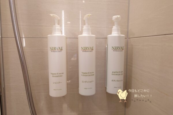 コートヤード バイ マリオット 名古屋のプレミアツインのシャンプー・コンディショナー・ボディーソープ