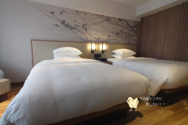 コートヤード バイ マリオット 名古屋のプレミアツインのベッド