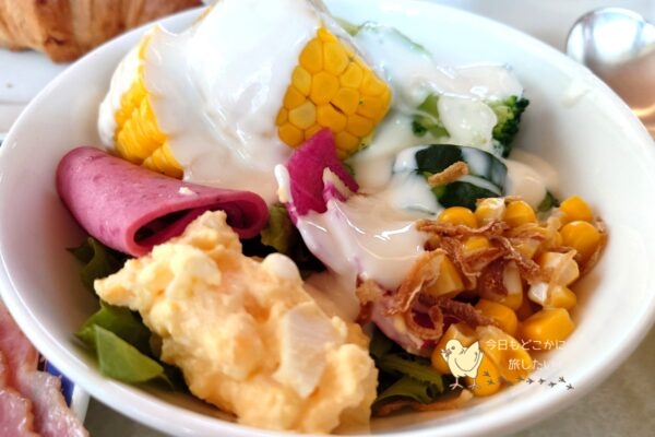 屈斜路プリンスホテルの朝食の野菜