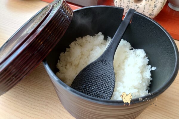 カヌチャベイホテル&ヴィラズの「神着」の朝食の釜炊きご飯