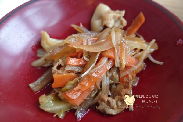 カヌチャベイホテル&ヴィラズの「神着」の朝食の煮物