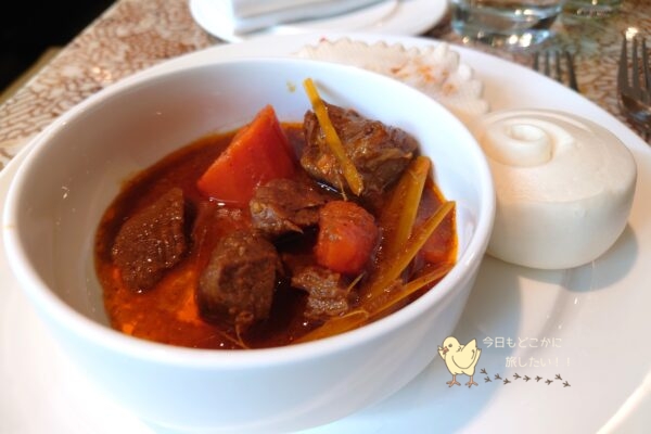 インターコンチネンタルサイゴンのMarket39の朝食のベトナム料理のボーコー