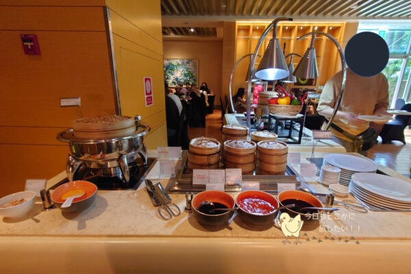 インターコンチネンタルサイゴンのMarket39の朝食の中華料理コーナー