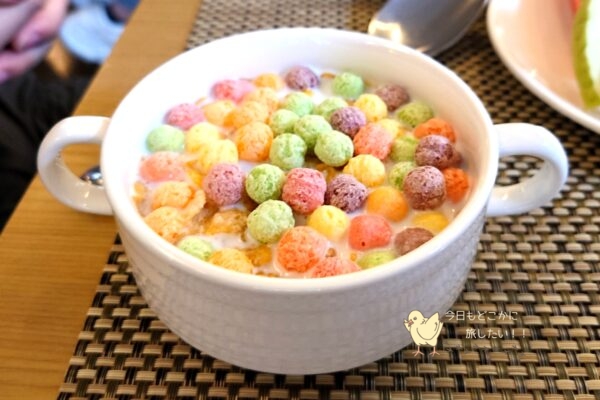 United Hotel(國聯大飯店)の朝食のシリアル