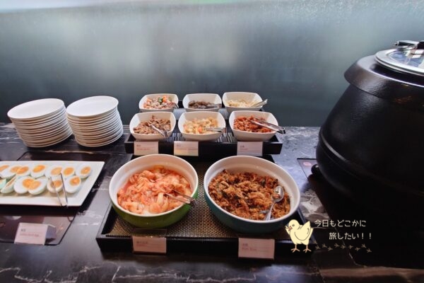United Hotel(國聯大飯店)の朝食のお粥