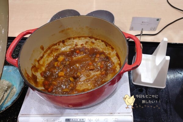 亀の井ホテル阿蘇の朝食のカレー