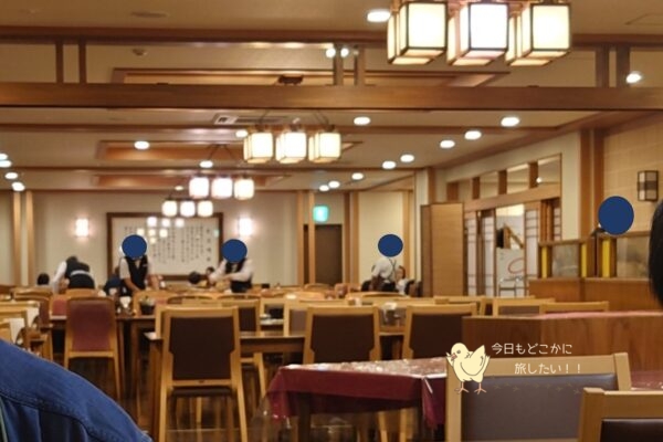 三井観光ホテルの夕食会場