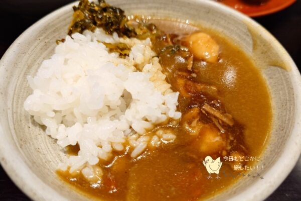 ザ ロイヤルパークホテル 福岡の朝食の中華風カレー