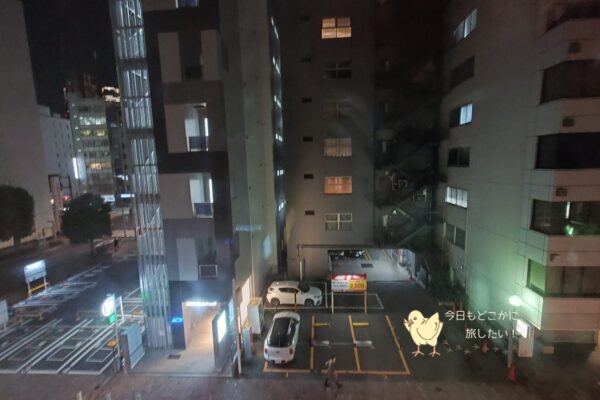 unito shiodomeのセミダブルの部屋からの眺望