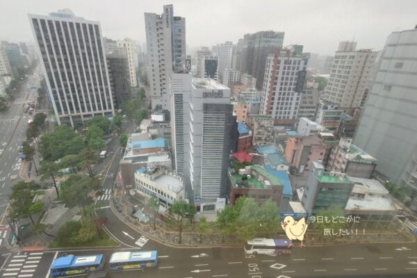 相鉄ホテルズ ザ・スプラジール ソウル東大門のデラックスダブルからの眺望