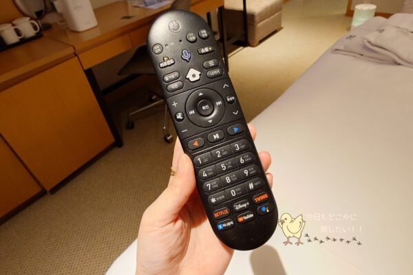 相鉄ホテルズ ザ・スプラジール ソウル東大門のデラックスダブルのTVリモコン