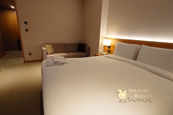 相鉄ホテルズ ザ・スプラジール ソウル東大門のデラックスダブルのソファー