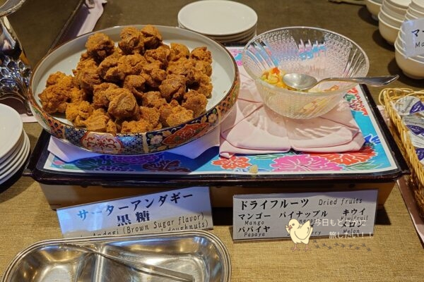 ホテルアトールエメラルド宮古島の朝食のスイーツ