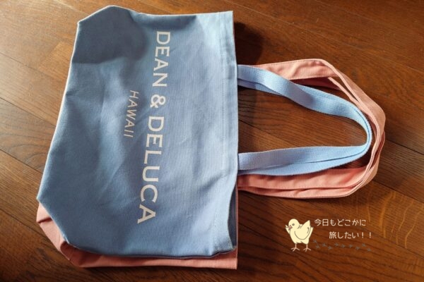 ポケモンMYデザインでオーダーしたトートバッグとディーンアンドデルーカの比較