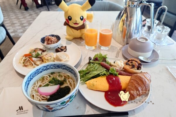 マリオット長崎のHARBELLAの朝食