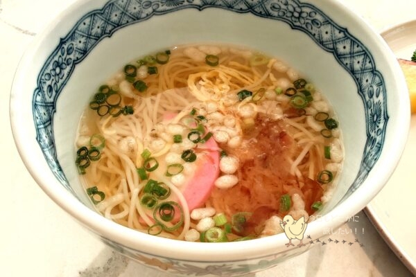 マリオット長崎のHARBELLAの朝食の島原にゅうめん