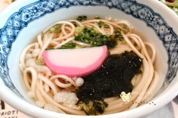 マリオット長崎のHARBELLAの朝食の五島うどん